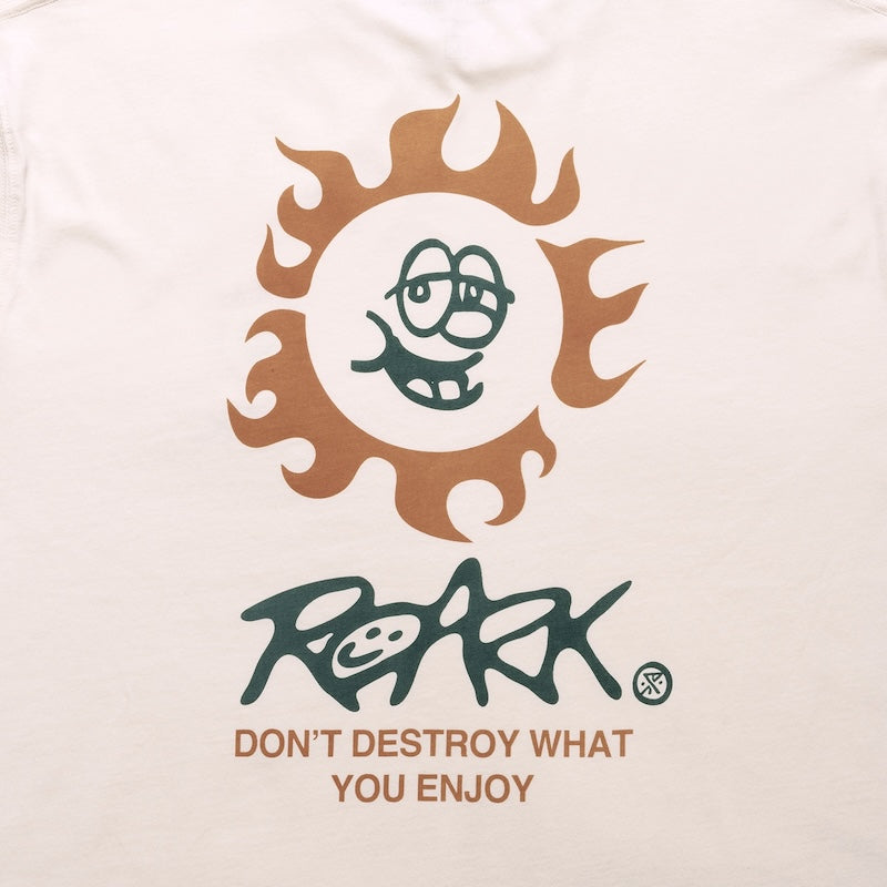 ROARK L/STシャツ SUNBEAM L/S TEE ナチュラル 商品画像 バックプリント