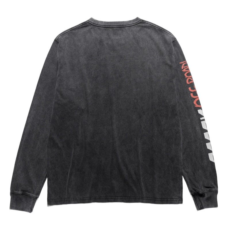 ROARK L/STシャツ OFF ROAD WELL WORN L/S TEE ブラック 商品画像 背面