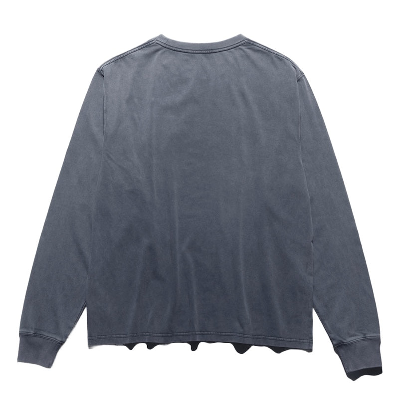 ROARK L/STシャツ ELEVATED WELL WORN L/S TEE デザートネイビー 商品画像 背面