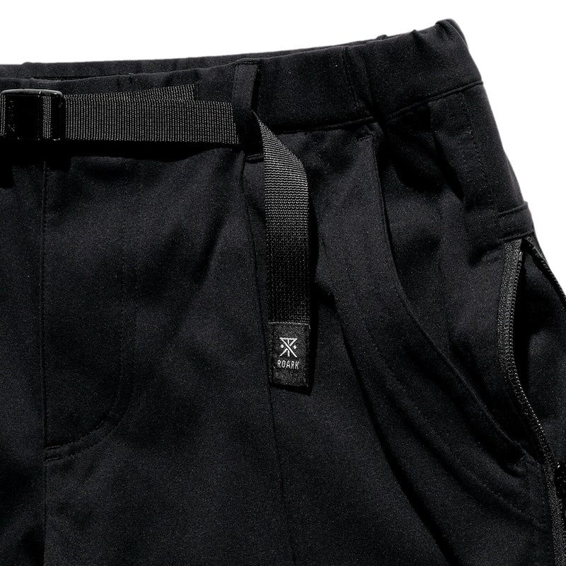 ROARK パンツ TRAVEL PANT RESISTANT TWILL - RELAX ブラック 商品画像 クローズアップ 4