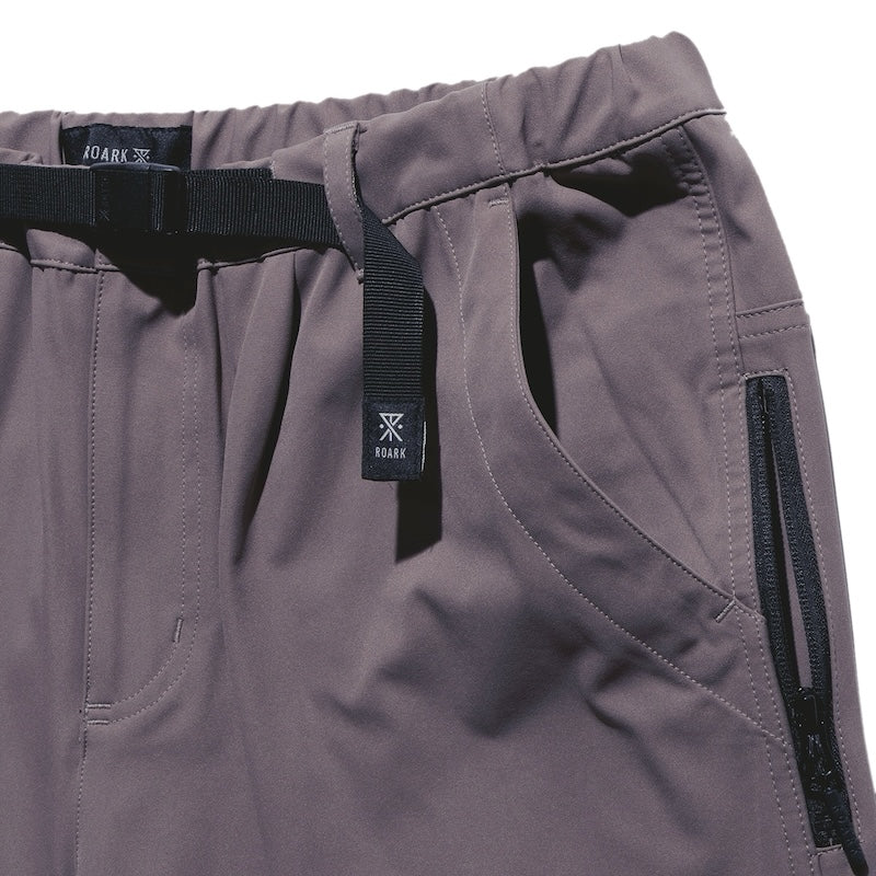 ROARK パンツ TRAVEL PANT ROAMFREE w/Jersey - RELAX モカ 商品画像 クローズアップ 4