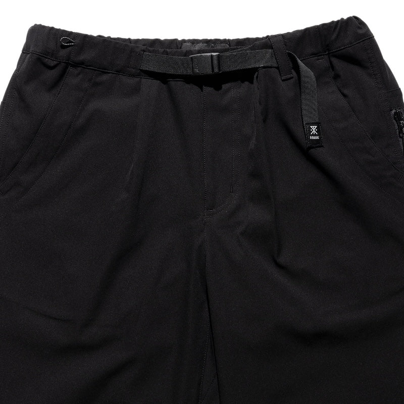 ROARK パンツ TRAVEL PANT ROAMFREE w/Jersey - RELAX ブラック 商品画像 クローズアップ 1