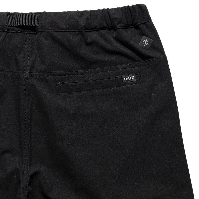 ROARK パンツ TRAVEL PANT ROAMFREE w/Jersey - RELAX ブラック 商品画像 クローズアップ 6