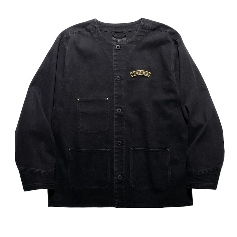 ROARK ジャケット ENGINEER SHIRTS JKT ブラック 商品画像 正面