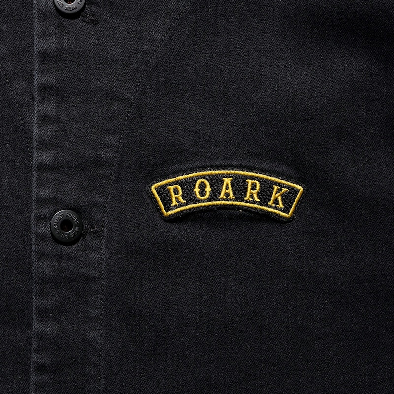 ROARK ジャケット ENGINEER SHIRTS JKT ブラック 商品画像 クローズアップ 2