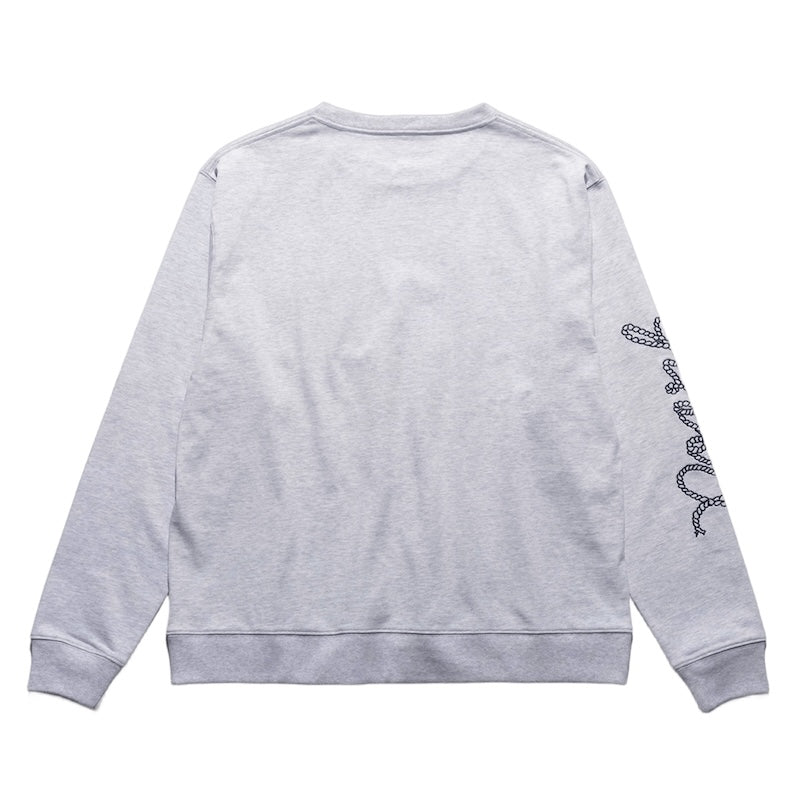 ROARK L/STシャツ ROAMING 14oz H/W L/S TEE グレー 商品画像 背面