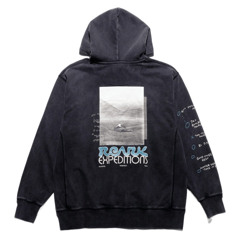 ROARK パーカー ELEVATED P/O HOOD SWEAT (Black) 商品画像 背面