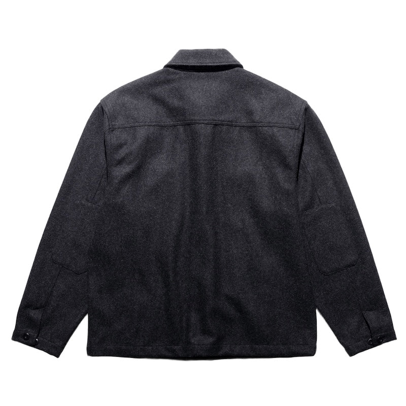 ROARK L/Sシャツ NORDSMAN CPO SHIRT (Jet Black) 商品画像 背面