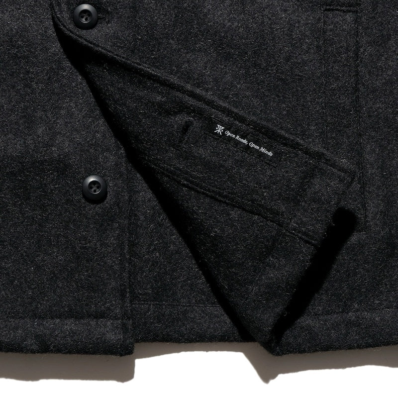 ROARK L/Sシャツ NORDSMAN CPO SHIRT (Jet Black) 商品画像 裾