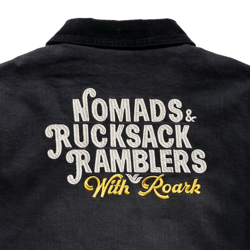 ROARK ジャケット CONVOY JACKET (Black) 商品画像 バック刺繍