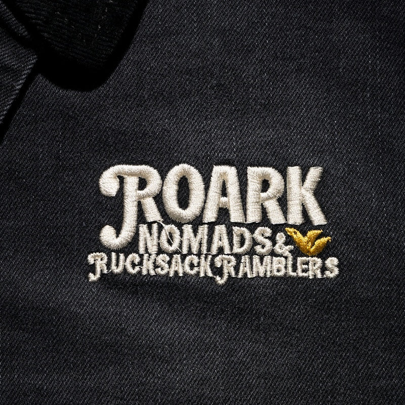 ROARK ジャケット CONVOY JACKET (Black) 商品画像 フロント刺繍