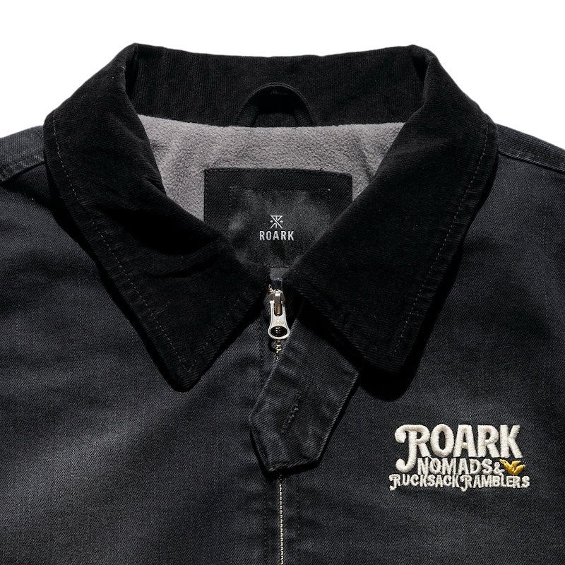 ROARK ジャケット CONVOY JACKET (Black) 商品画像 襟 1
