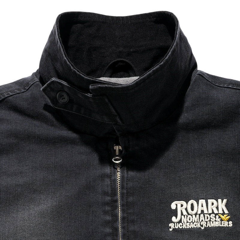 ROARK ジャケット CONVOY JACKET (Black) 商品画像 襟 2