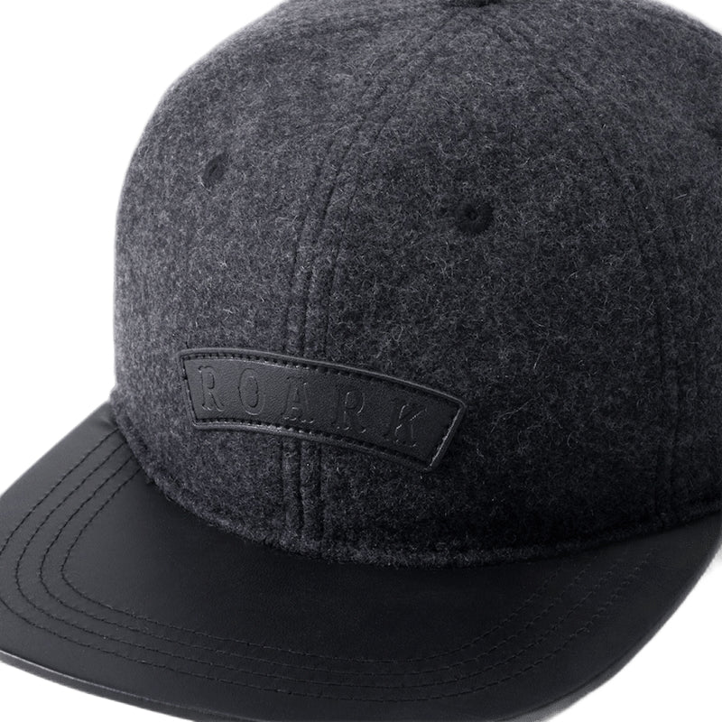 ROARK キャップ MEDIEVAL 6PANEL CAP - HIGH (Black) 商品画像 クローズアップ