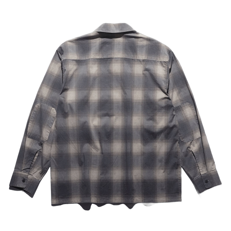 ROARK L/Sシャツ WILDCAMP LS SHIRT (Faded Brown) 商品画像 背面