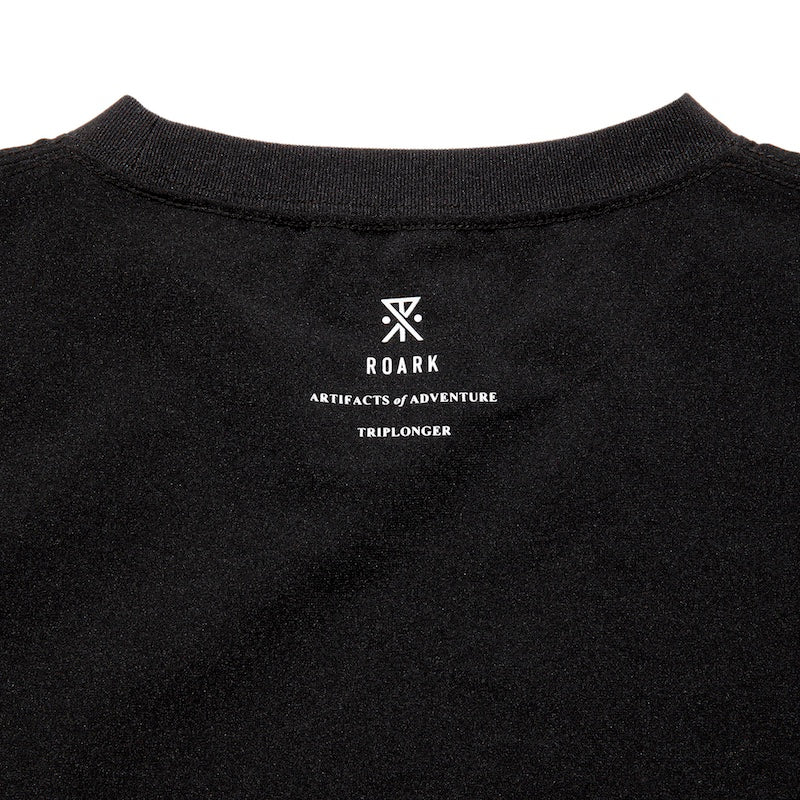 ROARK REVIVAL　Tシャツ　"DELTA QUICK DRY TEE - w/Polartec"　(Black)