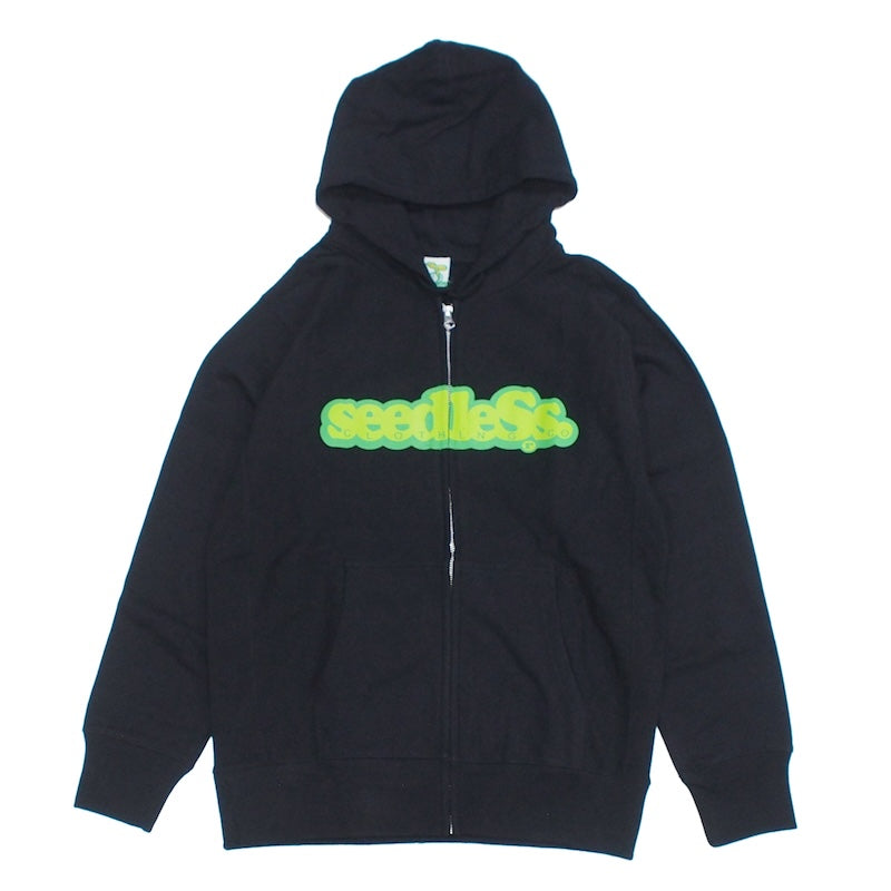 seedleSs　ジップパーカー　"COOP ZIP UP HOODY 12oz"　(Black)