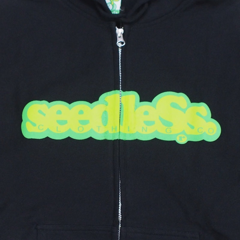 seedleSs　ジップパーカー　"COOP ZIP UP HOODY 12oz"　(Black)