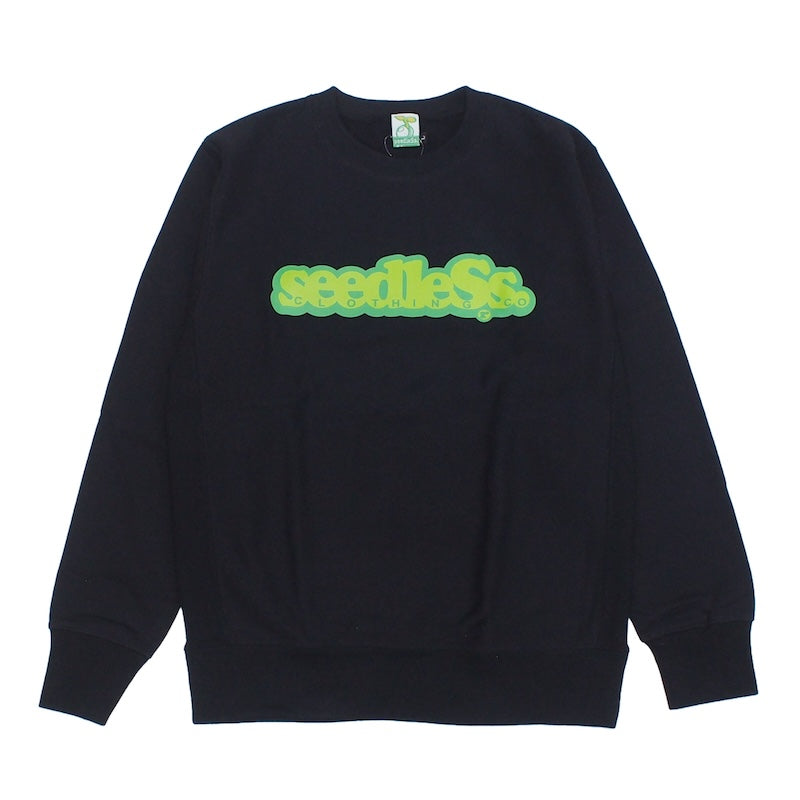 seedleSs　クルースウェット　"COOP CREW SWEAT 12oz"　(Black)