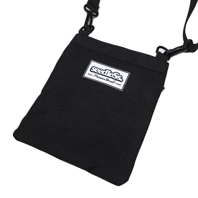 seedleSs ポーチ SD FABRIC PORCH ブラック 商品画像 クローズアップ