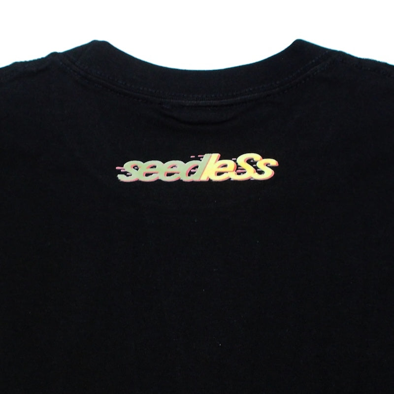 seedleSs Tシャツ SD SKATELEAFMONSTER S/S TEE ブラック 商品画像 バックプリント