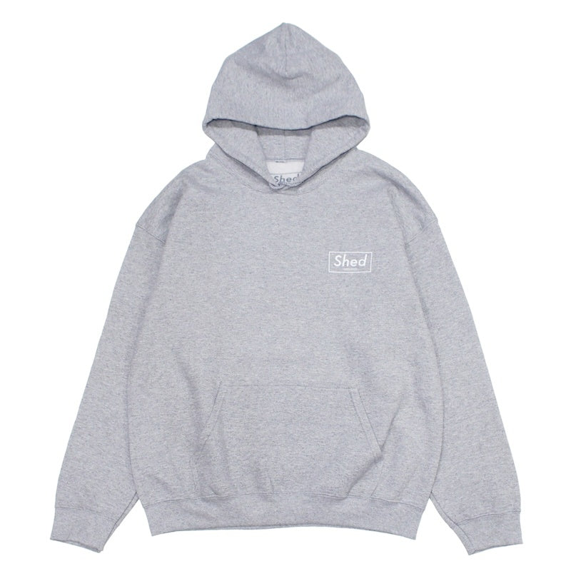 Shed　パーカー　"box hoodie"　(Gray)