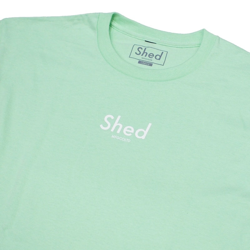 Shed　Tシャツ　"unbox tee"　(Mint)