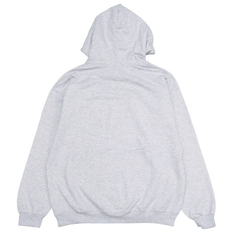Shed パーカー box hoodie アッシュグレー 商品画像 背面