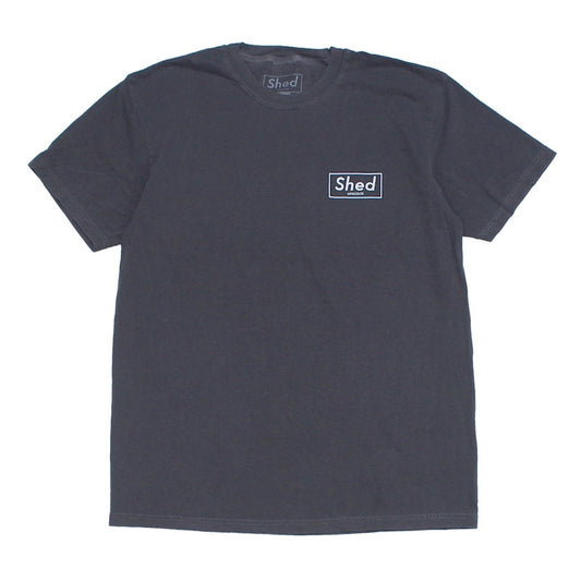 Shed Tシャツ box tee (Pepper / White) 商品画像 正面