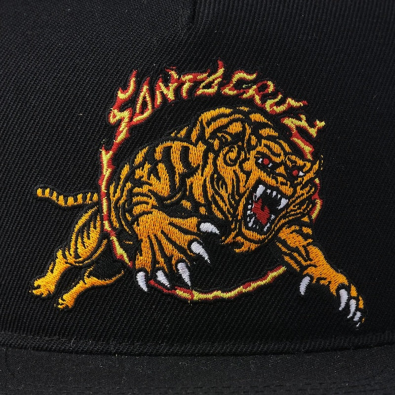 SANTA CRUZ　キャップ　"SALBA TIGER SNAPBACK CAP"　(Black)