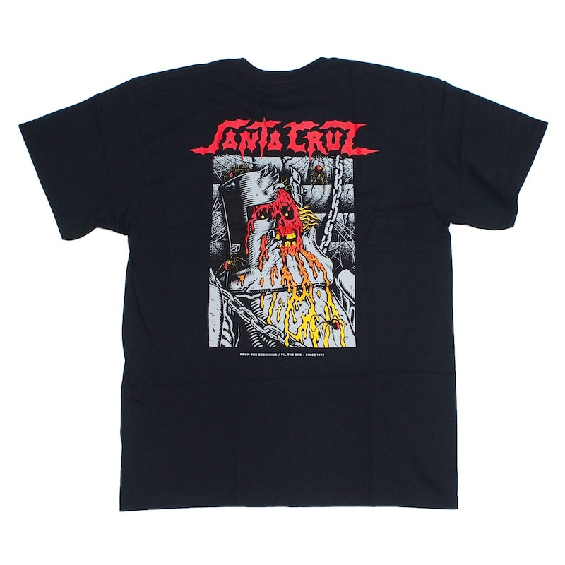 SANTA CRUZ　Tシャツ　"PACE DUNGEON TEE"　(Black)