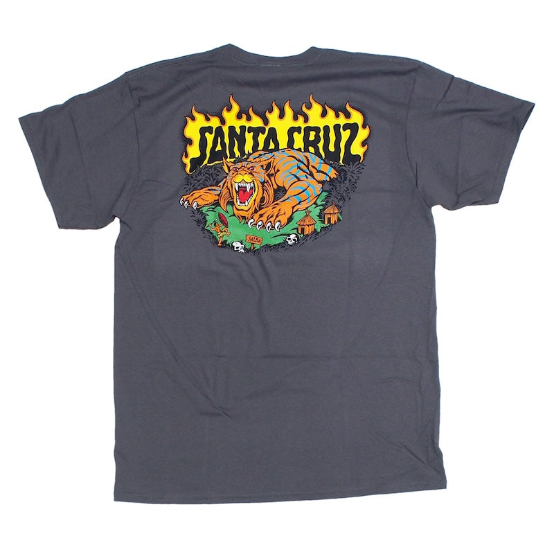 SANTA CRUZ　Tシャツ　"SALBA TIGER REDUX TEE"　(Charcoal)