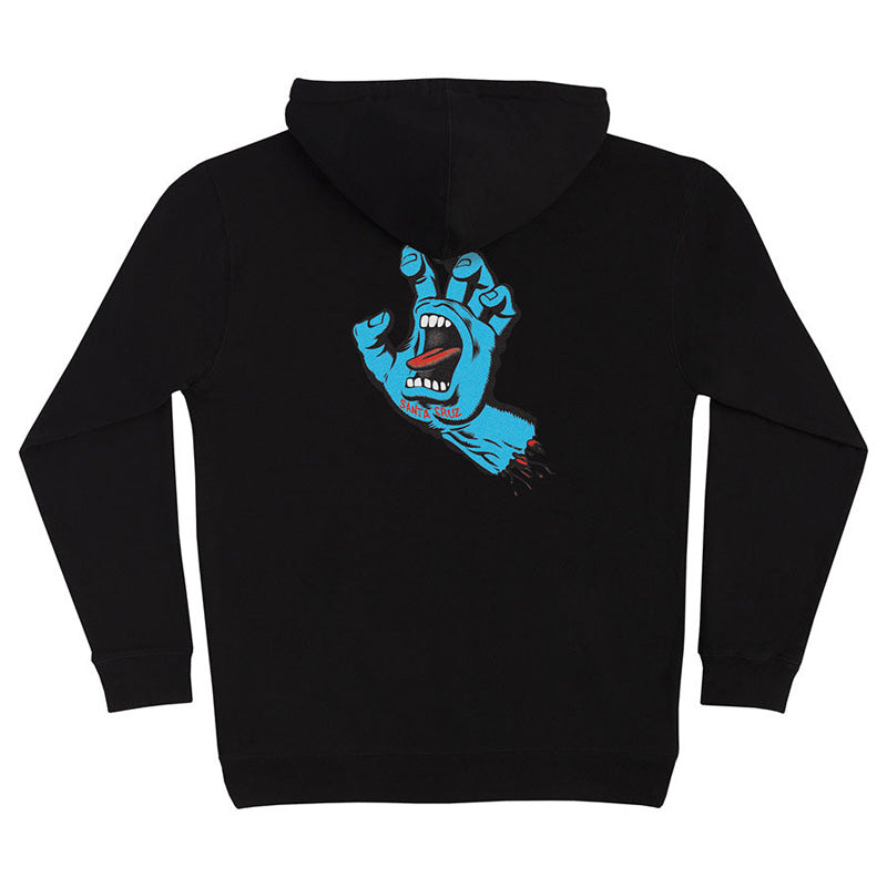 SANTACRUZ　パーカー　"SCREAMING HAND PULLOVER HOODIE" 　(Black)