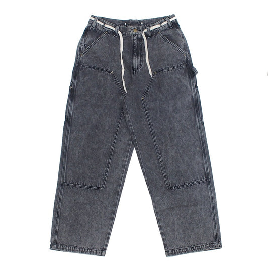 SANTA CRUZ　 パンツ　"DOUBLE KNEE DENIM CARPENTER PANT" 　(Black Chemical Wash)