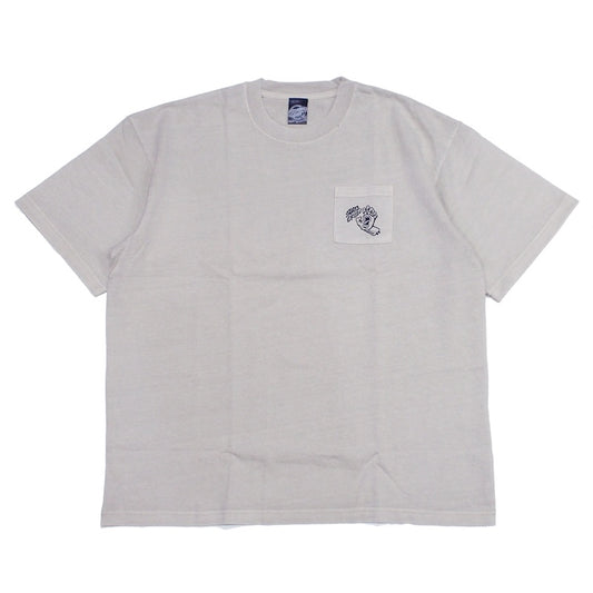 SANTA CRUZ　Tシャツ　"OVER DYE POCKET TEE"　(Ivory)