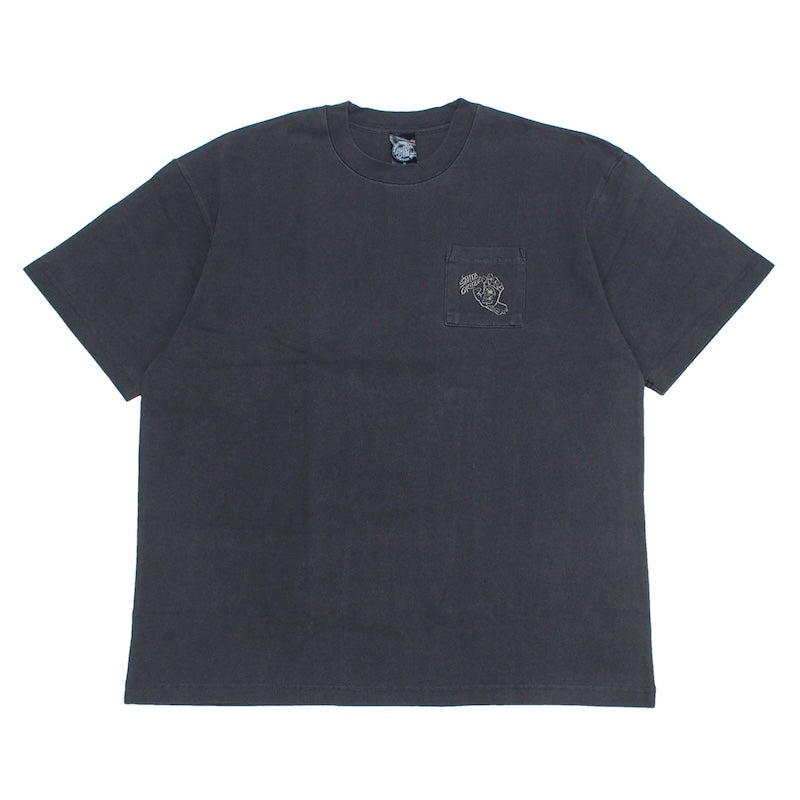 SANTA CRUZ　Tシャツ　"OVER DYE POCKET TEE"　(Charcoal)