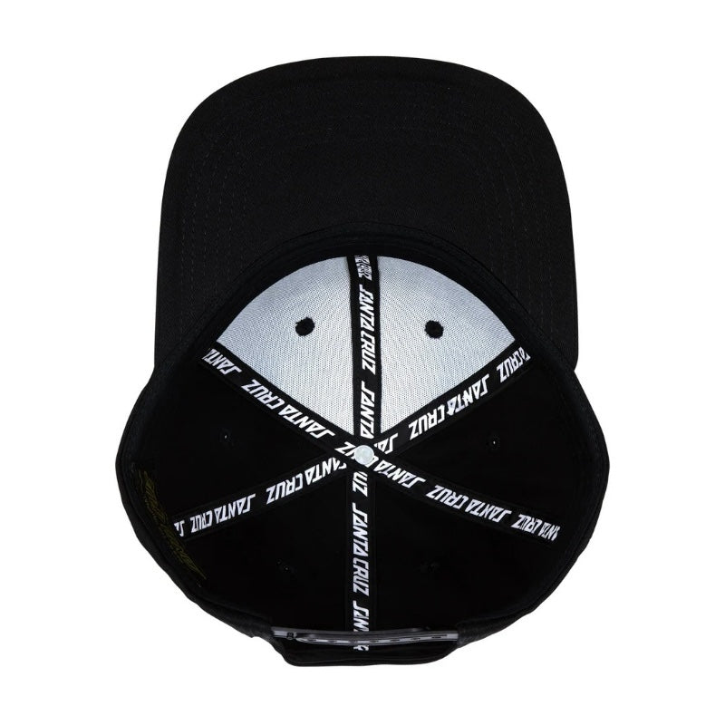 SANTA CRUZ　キャップ　"SCREAMING HAND SNAPBACK CAP"　(Black)