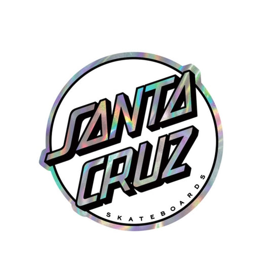 SANTA CRUZ　ステッカー　"MISSING DOT METALLIC STICKER 3'"
