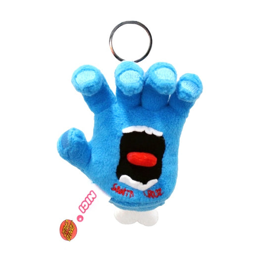 SANTA CRUZ　キーホルダー　"SCREAMING HAND KEYCHAIN"　(Blue)