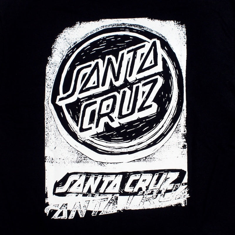 SANTA CRUZ　Tシャツ　"CUT OPUS TEE"　(Black)