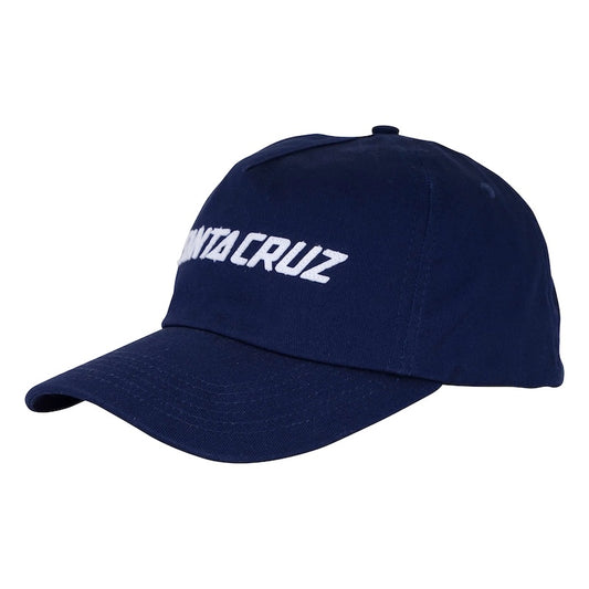 SANTA CRUZ キャップ STRIP FELT SNAPBACK CAP ネイビー 商品画像 斜め