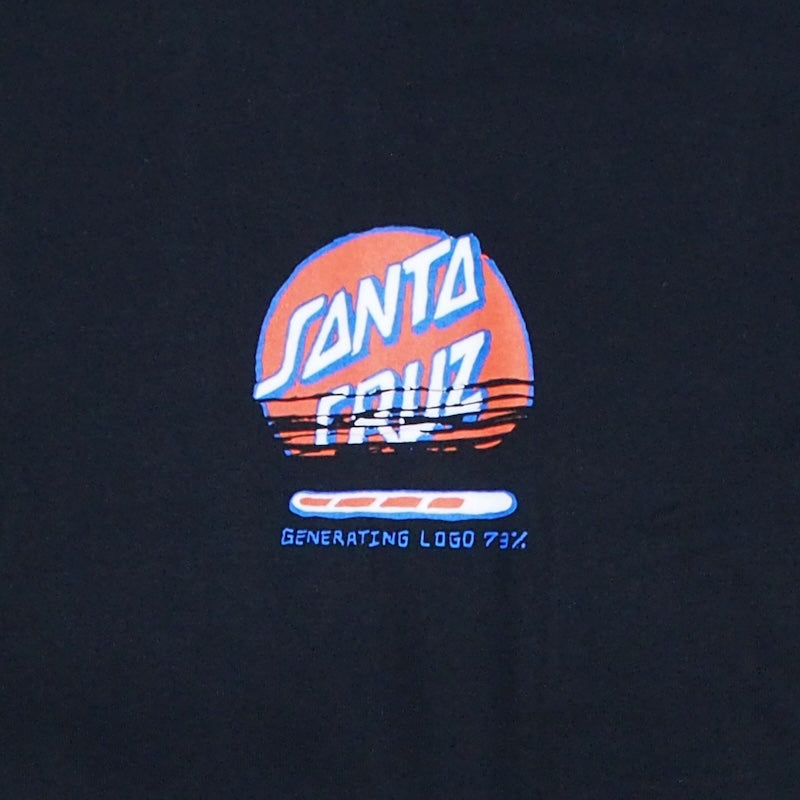 SANTA CRUZ Tシャツ ARTIFICAL HAND TEE ブラック 商品画像 フロントプリント