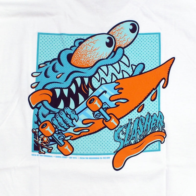SANTA CRUZ Tシャツ MEEK SLASHER BOX TEE ホワイト | ストリート