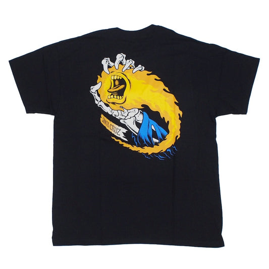 SANTA CRUZ Tシャツ O'BRIEN SCREAMING REAPER TEE ブラック 商品画像 背面