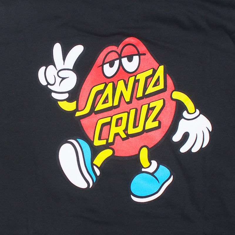 SANTACRUZ パーカー DOT GUY PULLOVER HOODIE ブラック 商品画像 グラフィック
