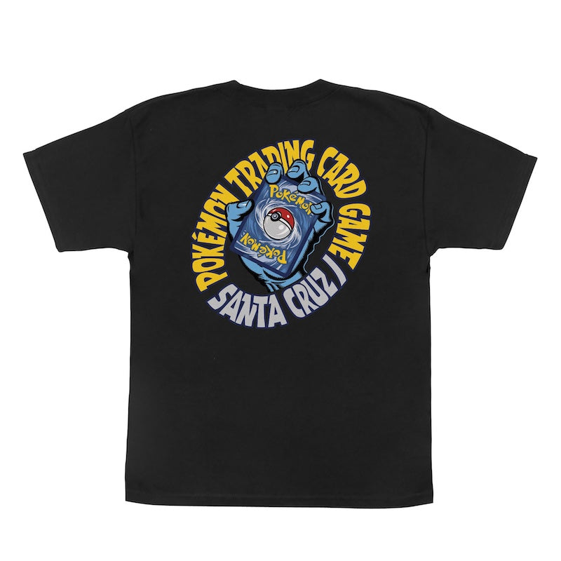 SANTA CRUZ x POKÉMON Tシャツ POKÉMON TCG HAND S/S T-SHIRT ブラック 商品画像 背面