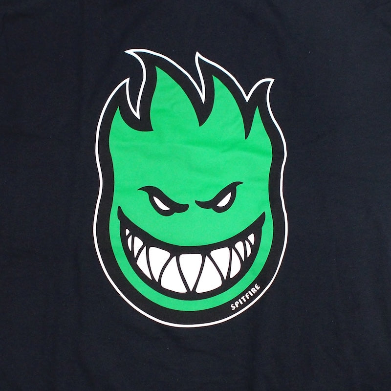 SPITFIRE　Tシャツ　"BIGHEAD FILL TEE"　(Black / Green)