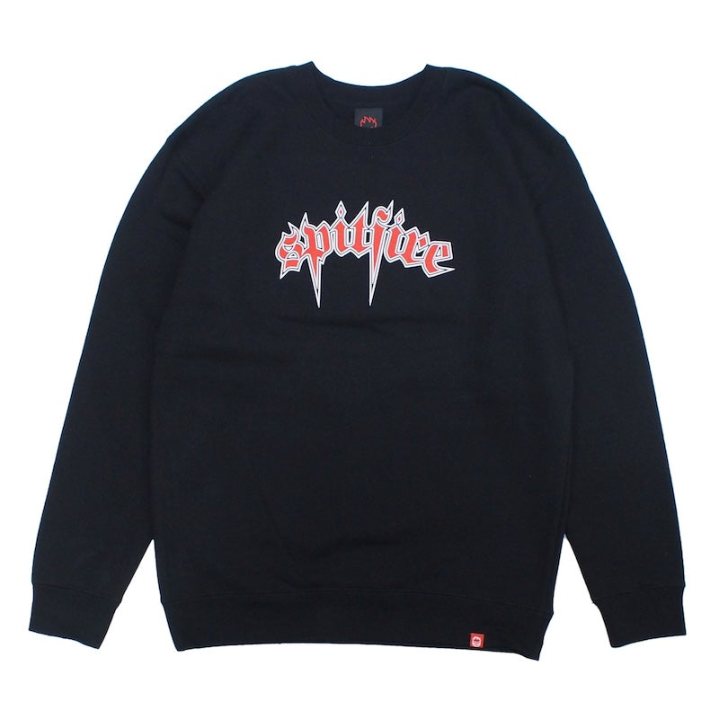 SPITFIRE　クルースウェット　"VENOM CREWNECK SWEAT"　(Black)