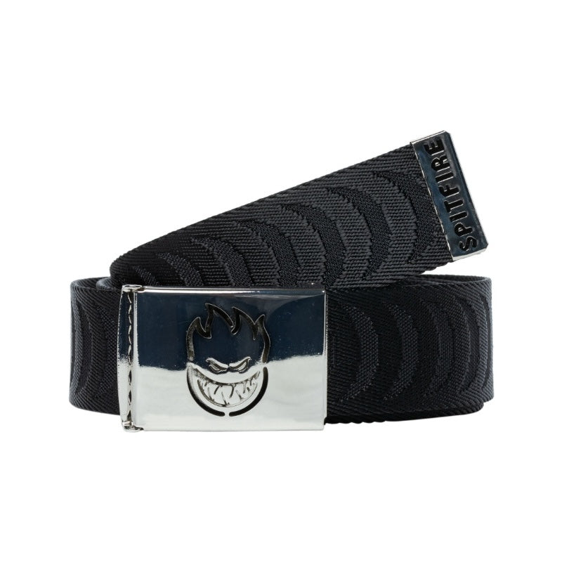 SPITFIRE　ベルト　"BIGHEAD CUT OUT JACQUARD SWIRL WEB BELT"　(Black)