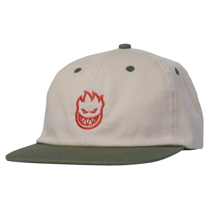 SPITFIRE　キャップ　"LIL BIGHEAD STRAPBACK CAP"　(Natural / Olive / Red)